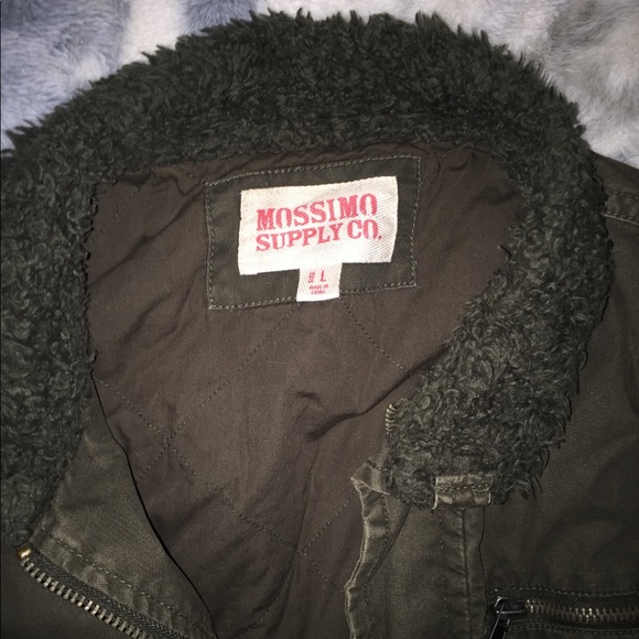 Mossimo Supply🌲 Army Green Zip Up Jacket - Picture 2 of 3